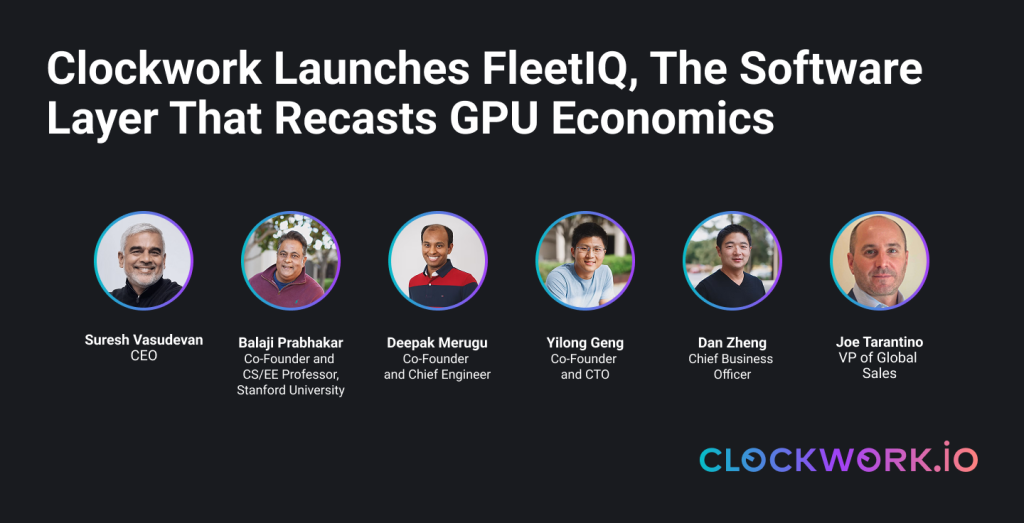 Clockwork Launches FleetIQ, the Software Layer That Recasts GPU Economics